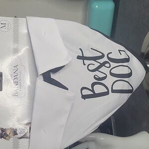 Bandana Best Dog - Black and White